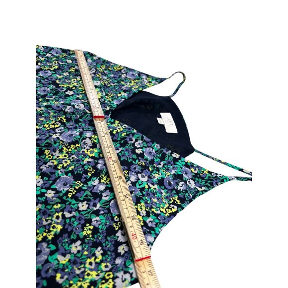 Loft Outlet Floral Sleeveless Blouse MP Petite Polyester - Picture 8 of 9